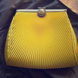 Yellow mini purse
